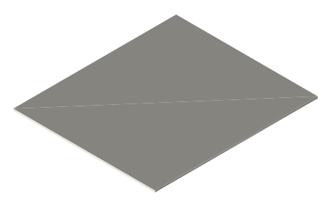 Wooster Acme 5 gal bucket grid (F0001), isometric render of a generated part