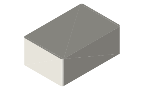 Xbox Wireless Controller (2020), isometric render of a generated part