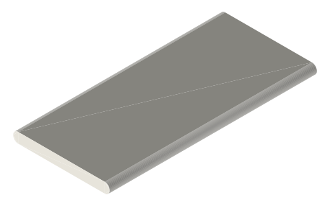 Xiaomi Redmi Note 13, isometric render of a generated part