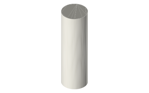 YETI Rambler 26 oz Bottle (Chug Cap), isometric render of a generated part
