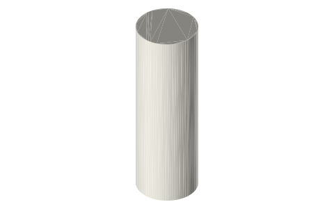 YETI Rambler 36 oz Bottle (Chug Cap), isometric render of a generated part