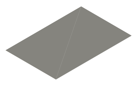 ZOHD Dart 250G 570mm, isometric render of a generated part
